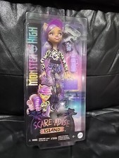 Monster High Scare-Adise Island Clawdeen Wolf Doll - Swimsuit Joggers Visor NEW