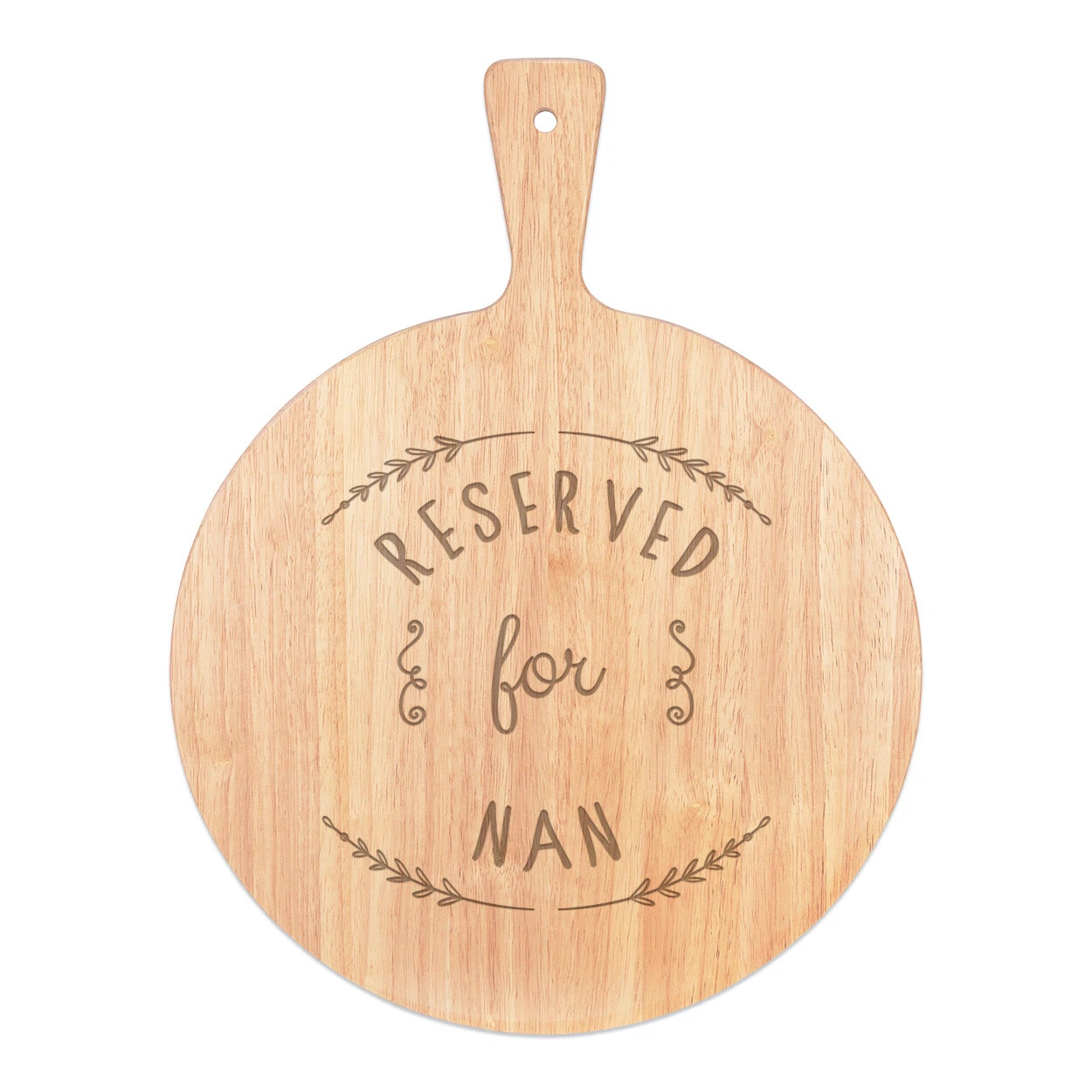 Reserved For Nan Pizza Board Paddle Wooden Funny Grandma