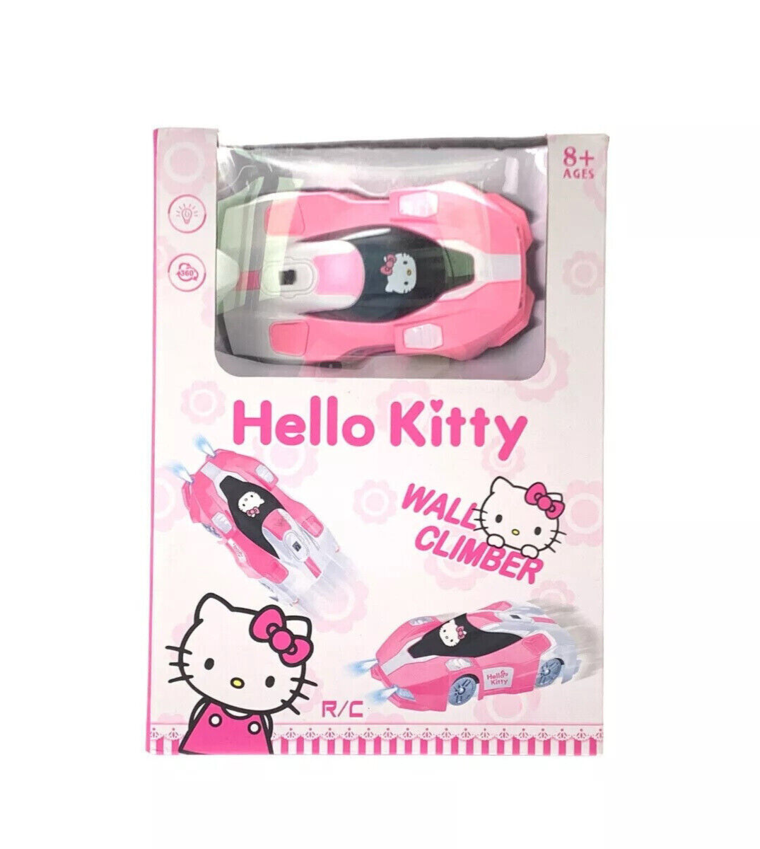 Hello Kitty Wall Climbing Floor Racing Remote Control RC Stunt Car Toy