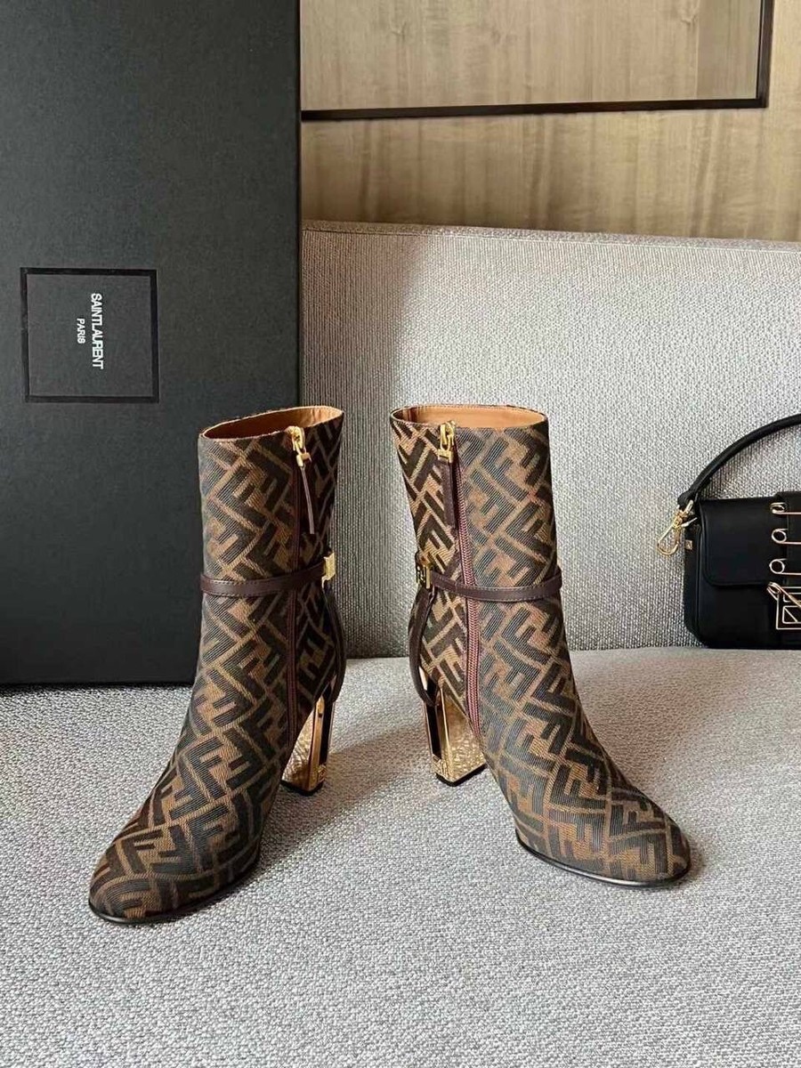 Fendi Brown High Heel Boots Size 38 US 7.5 UK 5.5 AU 7.5 | eBay Fendi Brown High Heel Boots Size 38 US 7.5 UK 5.5 AU 7.5 | eBay
