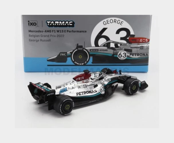 Asfalto T64G-F044GR3 Mercedes GP - F1 W13E Team Mercedes-AMG Petronas N 63 4to Foto 2 de 2