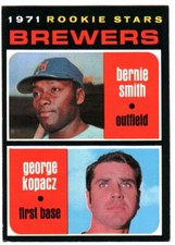 1971 Topps #204 Milwaukee Brewers Rookies, George Kopacz