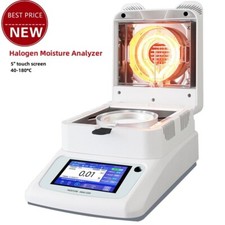 5" Halogen Moisture Analyzer 0.001g 120g Moisture Meter Analyzer XFSFY-1201MB