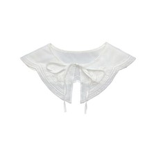 1PC Floral Embroidered Doll Collar Applique Lolita Lace Up Fake Neck Accessories