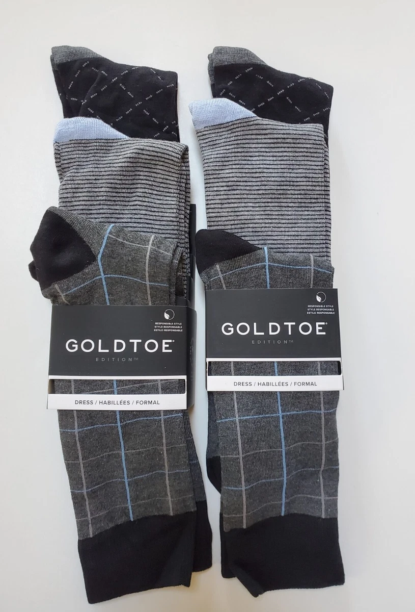 slim fit dress slacks Goldtoe Mens Black Midcalf Socks