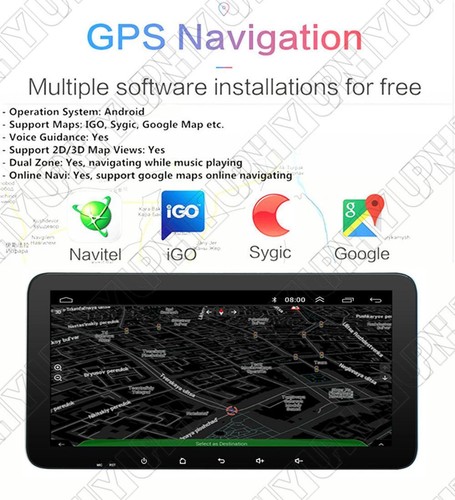 For 07-11 Benz C Class W204 S204 Carplay 4+32G Stereo Radio GPS Head Unit 10.33" - Bild 3 von 23