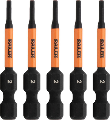 Hex 2Mm Impact Driver Bit - Railer Allen Wrench Drill Hex Bits. 1/4 Quick