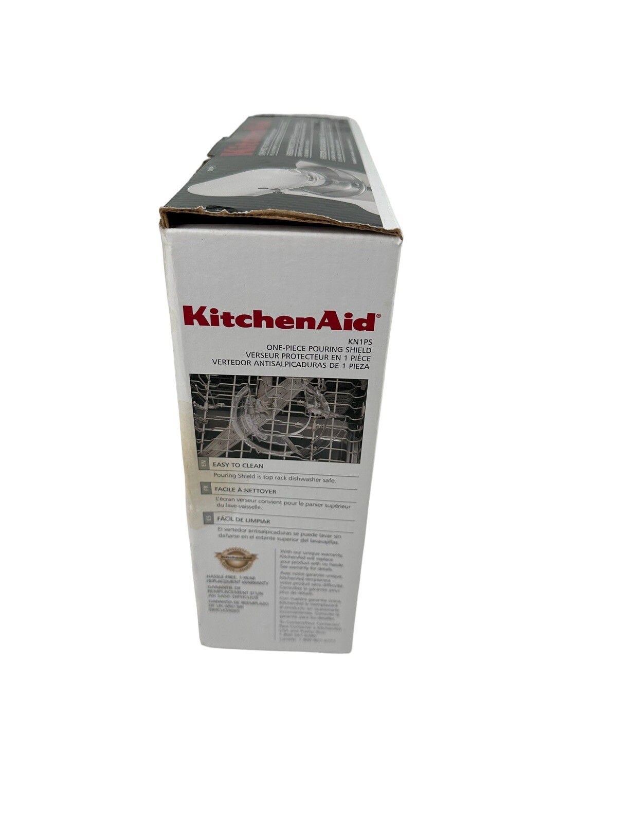 KitchenAid 1 Piece Pouring Shield Stand Mixer 4.5 & 5 QT Models KN1PS