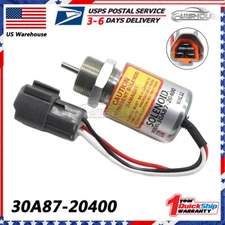 30A87-10400 For Mitsubishi L3E S3L S4L WR 12V Fuel Shut Off Solenoid 30A87-20400
