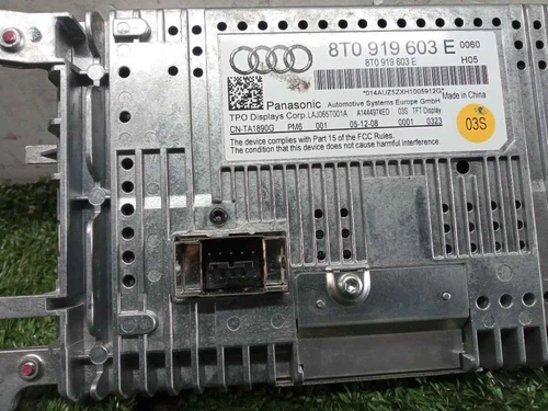 8T0919603E Pantalla Multifuncion para AUDI Q5 (8R) 2.0 TDI quattro (130kW 464185 - Imagen 3 de 9