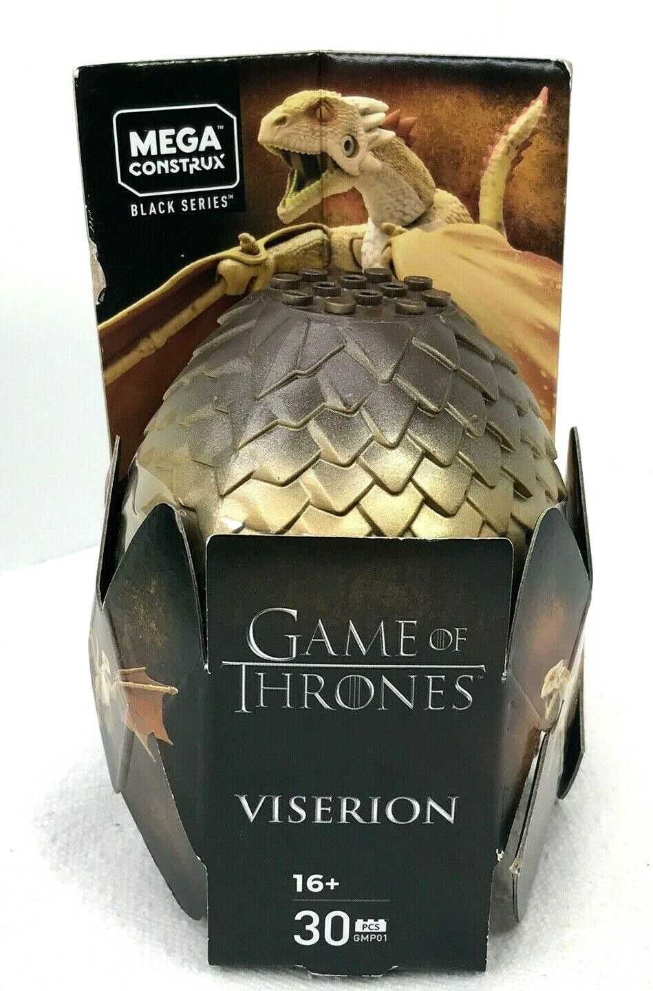 Mega Construx Black Series Dragon Egg - Viserion - Game of Thrones 30pcs