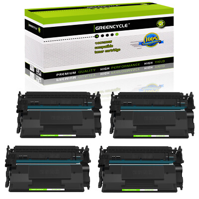 GREENCYCLE 4PK 89X CF289X Toner Cartridge For HP MFP M528C M528DN 89A No Chip