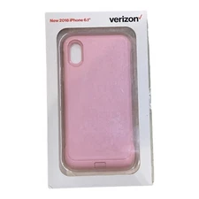 Verizon Pink Rugged Phone Case For iPhone XR