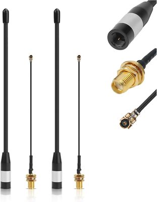 2 Pack 868-MHz Antenne, 10dBi Gain für Meshtastic LoRa Long Range Soft Whip-Ante