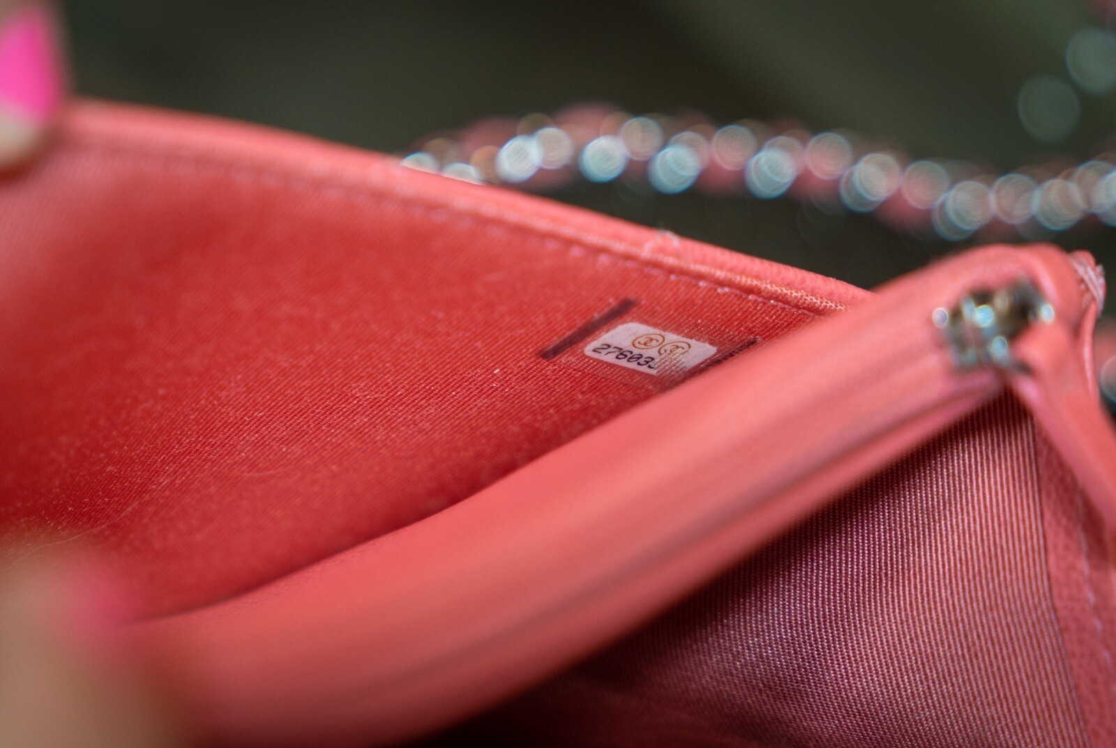 Chanel Wallet on Chain Coral Caviar Leather *LIKE N*E*W* GIFTABLE image 8
