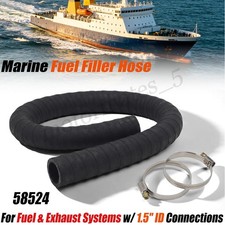 1.5" ID 48" Length Marine Fuel Filler Hose for Filler Neck 1-1/2" Boat Fuel Fill