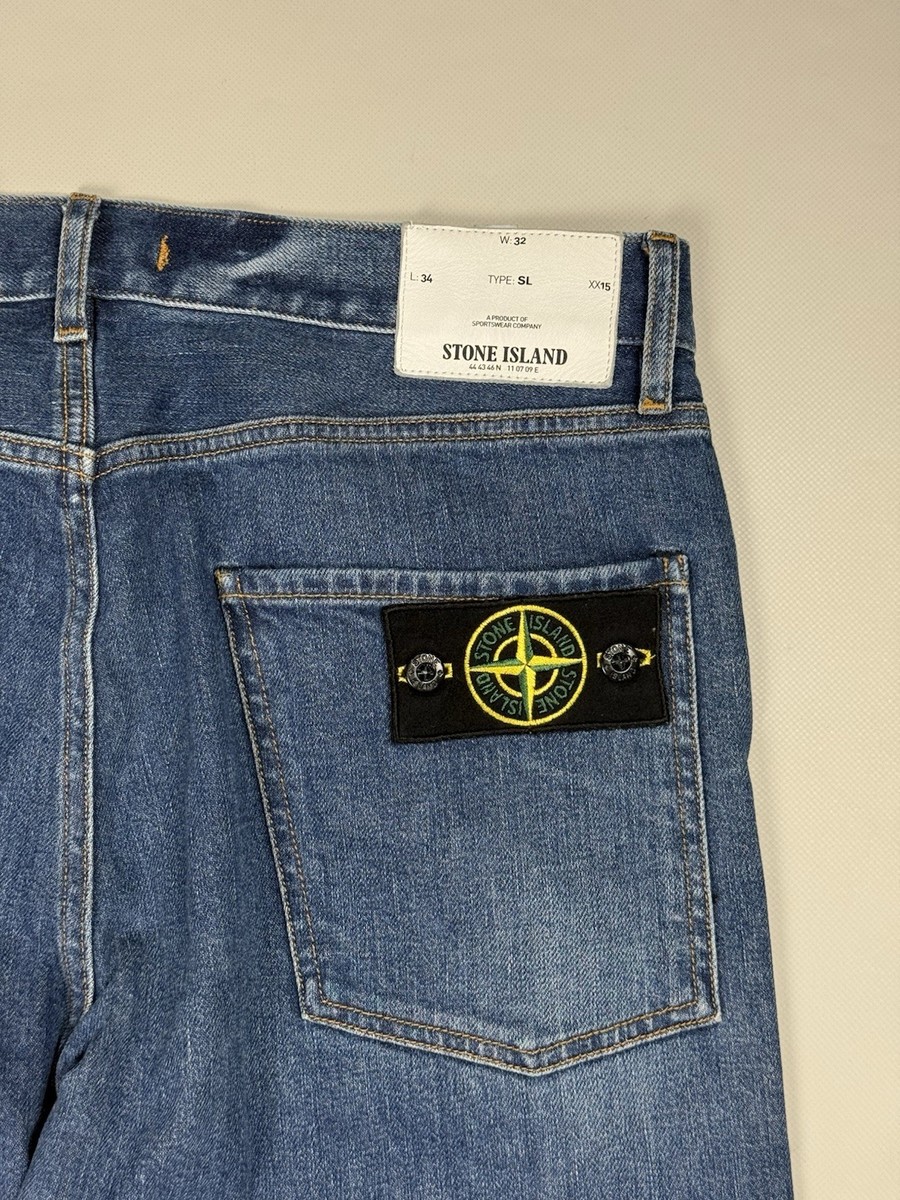 Stone Island Type SL Men's Jeans Pants Size 32 34 Badge | eBay