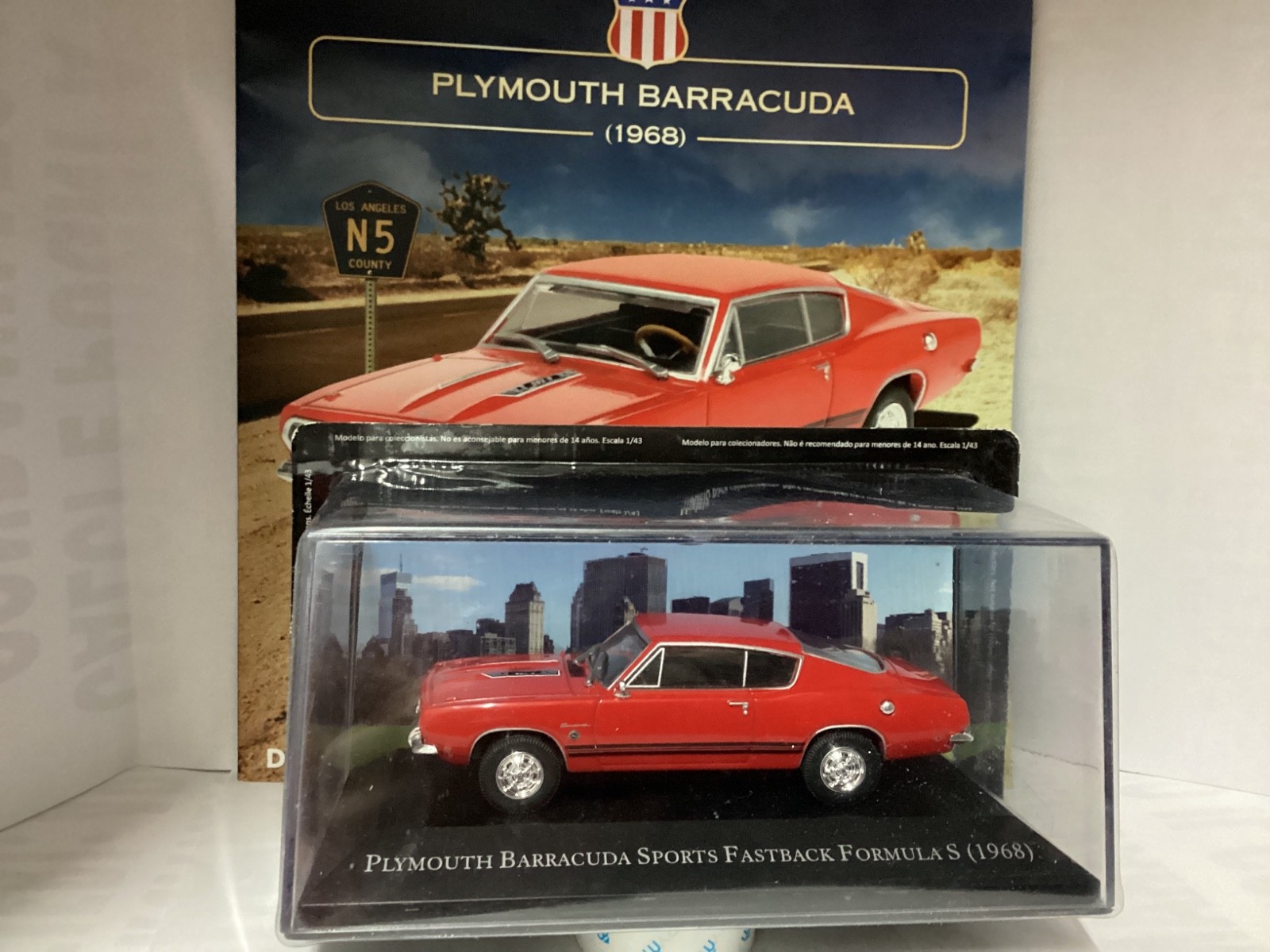 American Cars Plymouth barracuda SPORTS Fastback Formula S 1968 1:43 Metal