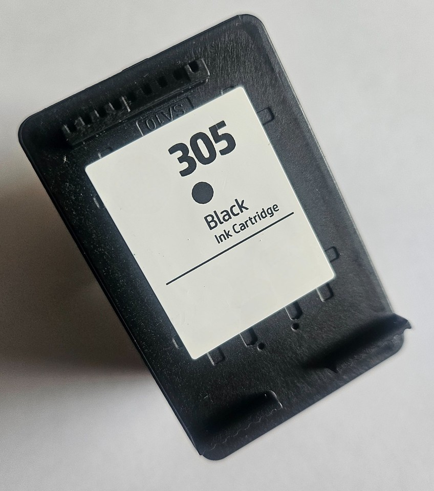 305 XL Ink Cartridges Black - 2 x 750 Pages, Compatible with HP 305 Ink Cartridges Original 305 Black (XL Version) for DeskJet 2700 2710 2720 Plus 4100 4120 Envy 6000 6020 6032 Pro 6400