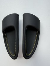 2pcs Porsche 911 997 Leather Door Handle Cover Yellow Can Customize Stitching 2pcs Porsche 911 997 Leather Door Handle Cover Yellow Can Customize Stitching