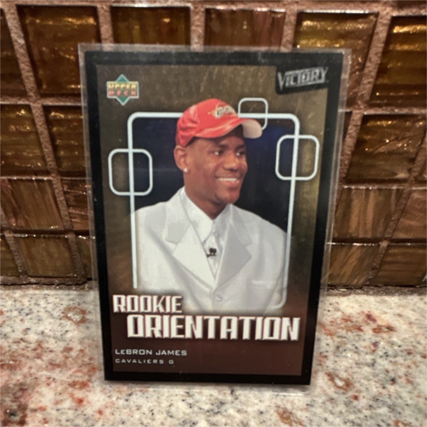 lebron rookie orientation card