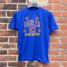 Vintage 80s Harlem Globetrotters T Shirt Small Single Stitch Tour Basketball USA