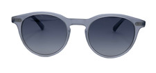 Women's Sama Francesco M-Grey/HRN Round Full Rim Sunglasses