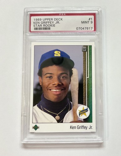 1989 Upper Deck Ken Griffey Jr. Star Rookie #1  PSA 9 MINT Mariners Hall of Fame