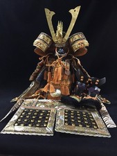 L1071 Vintage Japanese Samurai Armor Kabuto H...