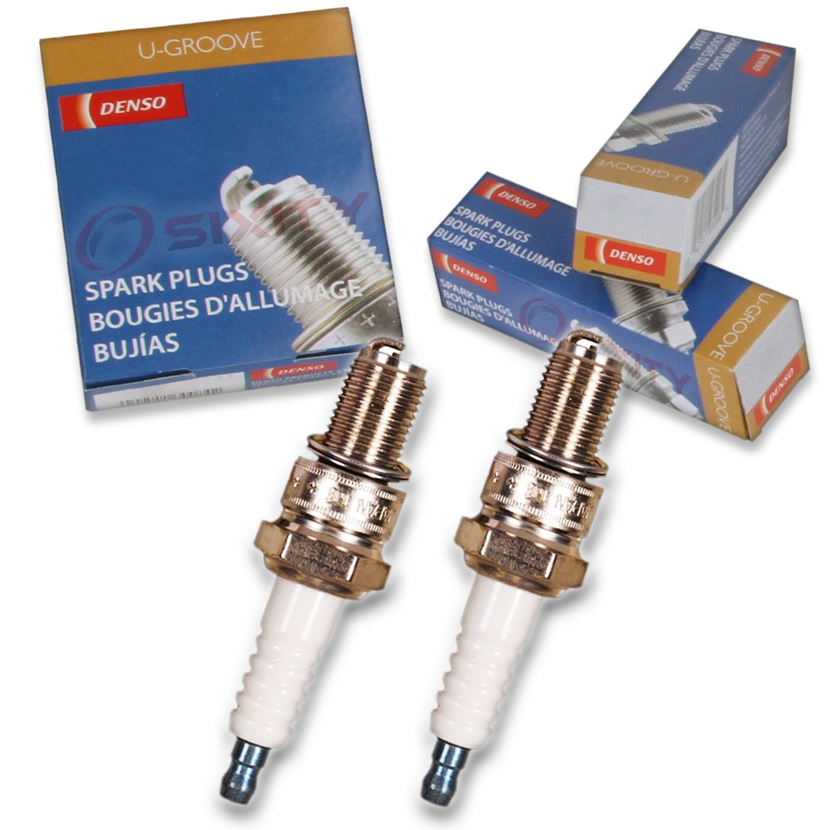 2 pc Denso Standard U-Groove Spark Plug for Yamaha VX600E VMAX 600 LE uk