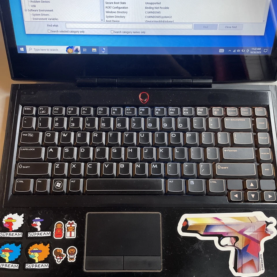 Alienware Laptop M14x Windows 10 Pro 16 Gb Ram - Image 2 of 4