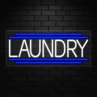 Laundry Neon Sign for Retail Displays | LED Flex Neon | 30"W x 12"H x 1"D