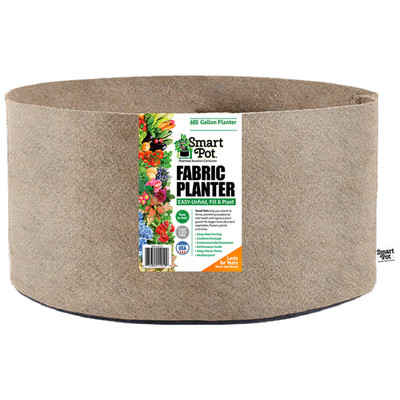 Box of (10) Smart Pot  600 Gallon Fabric Grow Bag -Natural - MADE IN THE USA