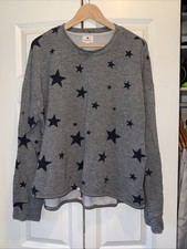 Sundry Stars Grey And Black Sweatshirt Size 4 Large