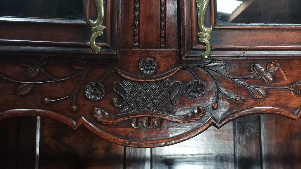 Vaisselier Provençal en frêne - Photo 3/4