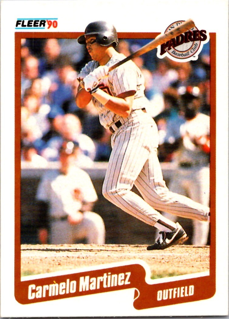 1990 Fleer Canadian Carmelo Martinez #162 Padres