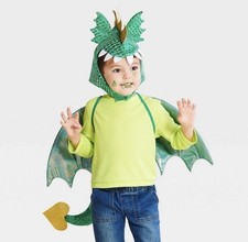    Hyde and EEK Toddler Green Dragon Costume OS ages 2-5  AS SHOWN