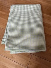 Pottery Barn Kids Gingham Green Blackout 1 Curtain Panel 44 x 63