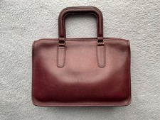 Vintage Coach Slim Satchel Standard - Cordovan Burgandy Leather β Made in USA