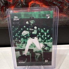 Topps 2025 Black & White Connor Norby RC Green #045 Serial Numbered /99