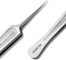 MR.GREEN Ingrown Hair Tweezers Needle Nose Pointed Tips Tweezers For Eyebrows Sp