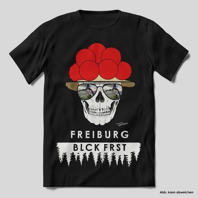 Blck Frst Fußballer BommelSchädel Shirt