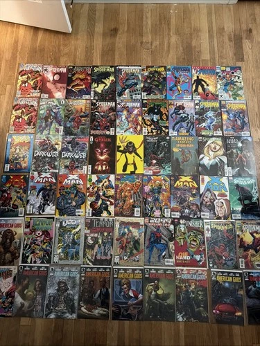 HUGE  54 COMIC BOOK LOT-MARVEL ,DC , ALL Good CONDITION Mixed Amazing Spider-Man