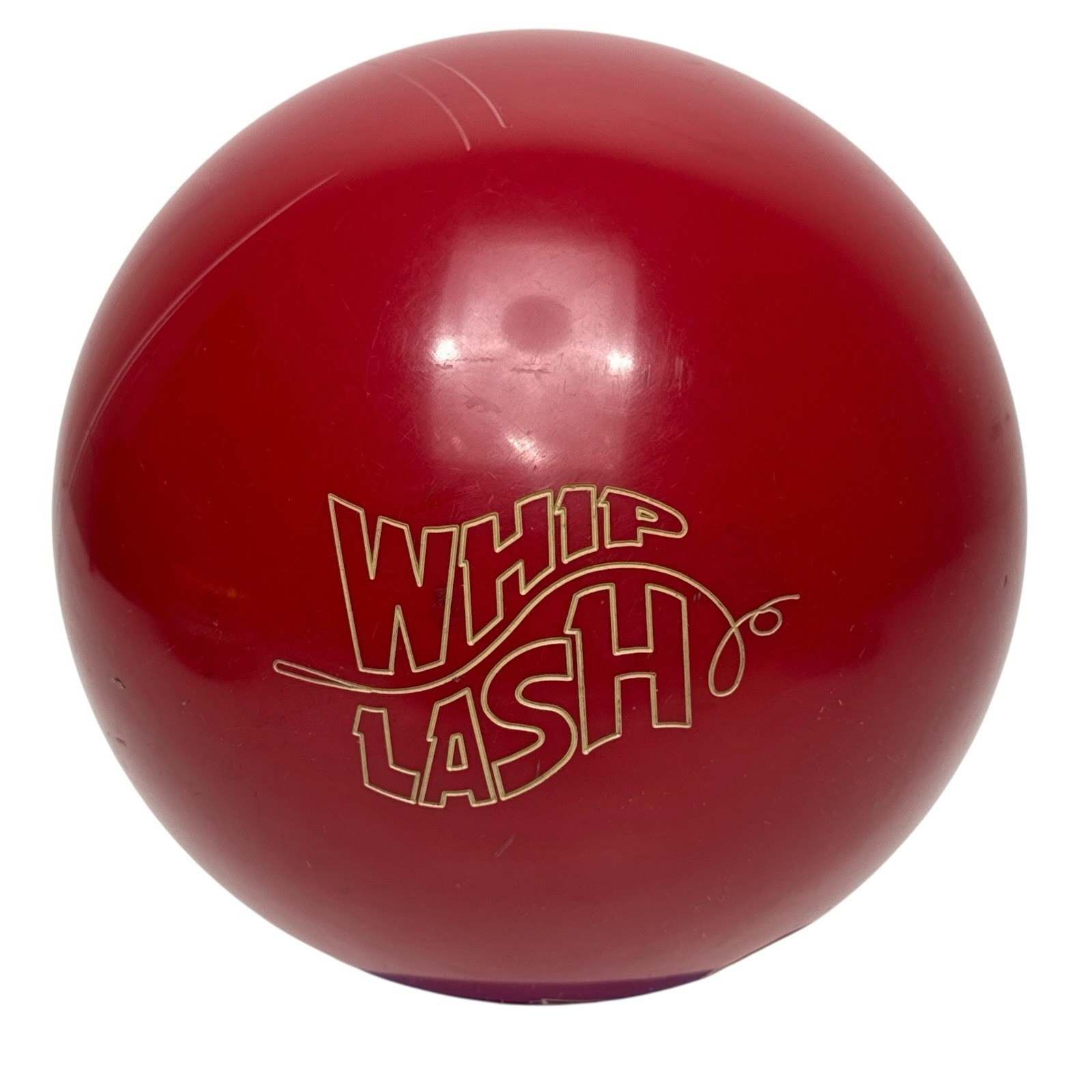 VINTAGE AMF Whiplash Red Bowling Ball ( Very Rare ) 14lbs Ma