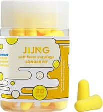 Soft Fo Earplugs, Lonr Fit, 33db SNR, Pairs, fortable Ear Plugs for