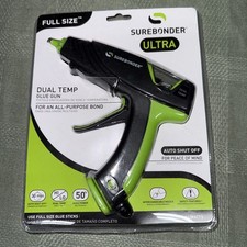 Surebonder Dual Temp Full Size 60 Watt Glue Gun-Black New  Sealed