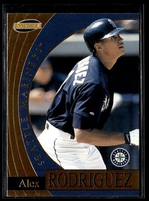 1999 Invincible Flash Point Alex Rodriguez Seattle Mariners #19