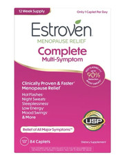 Estroven Complete Menopause Relief Multi Symptom 84 Caplets 12 Week Supply