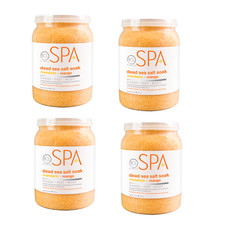 BCL SPA Dead Sea Salt Soak Mandarin  Mango, 64.Oz Case Pack of 4