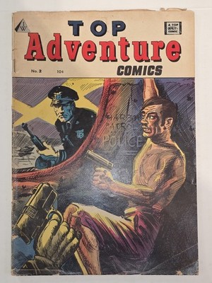 Top Adventure #2 VG 1964 IW-Black Dwarf -Red Seal Comics #22-Kinstler Golden Age